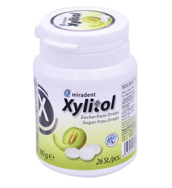 Miradent Xylitol Drops Melon — 26 pastylek