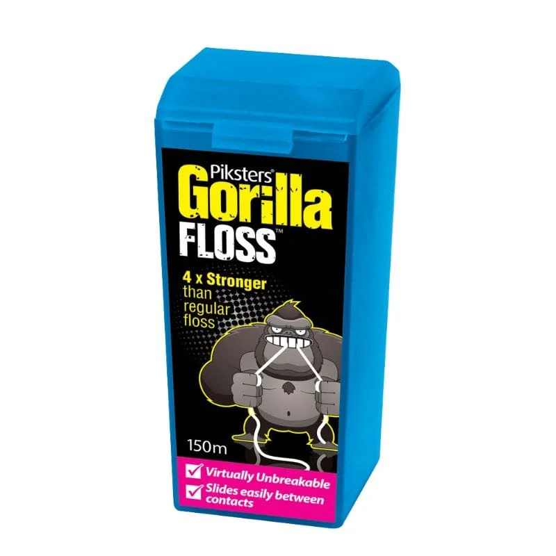 PIKSTERS Gorilla Floss ultramocna nić dentystyczna, 150 m