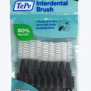 TePe Original Szczoteczki Międzyzębowe z Bioplastiku 1,5 mm Czarne – 8 szt.