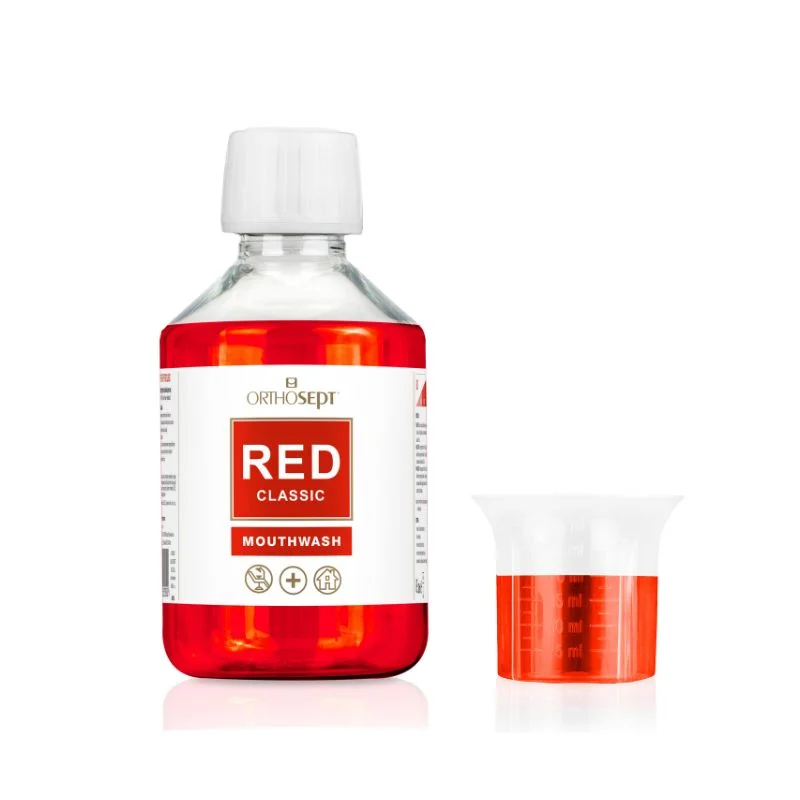 ORTHOSEPT RED Classic przeciwzapalny płyn do ust 200ml