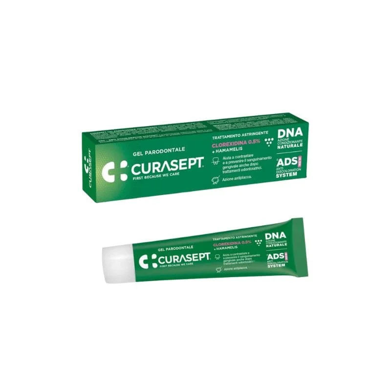 CURASEPT ADS DNA 350 ASTRINGENT PRO - Żel do miejscowego leczenia dziąseł z Oczarem Wirginijskim i chlorheksydyną, 30 ml