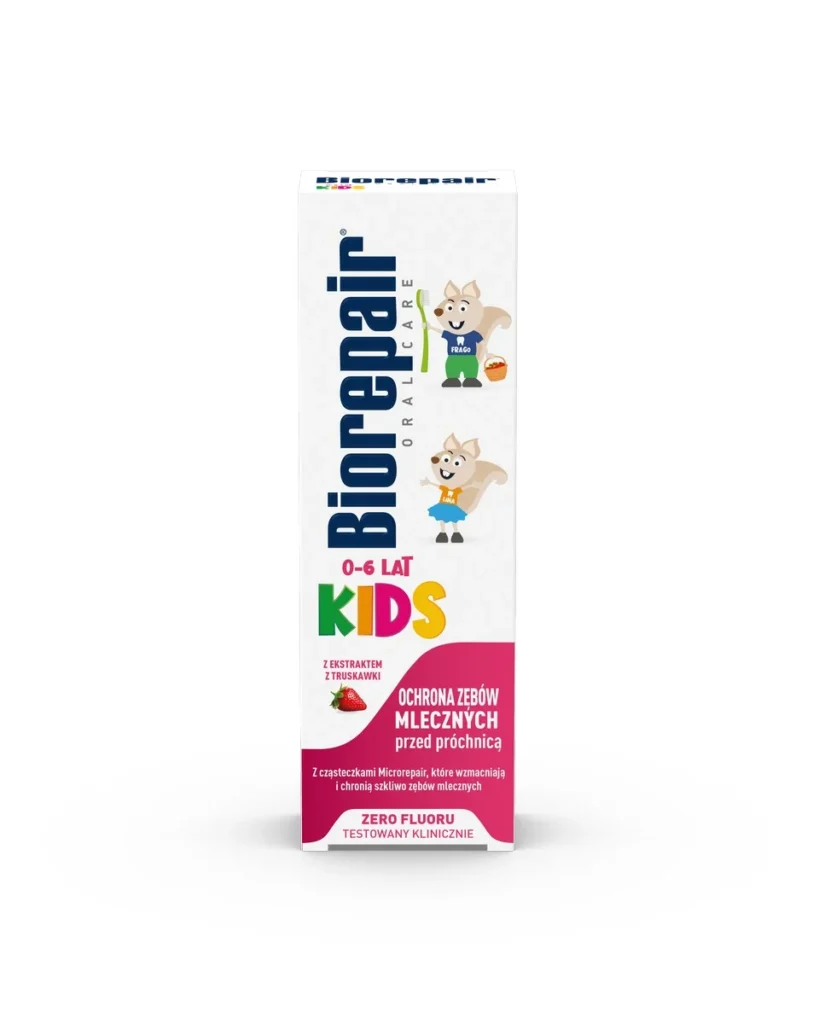 Biorepair Kids pasta truskawkowa 50 ml