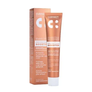 Curasept Daycare Protection Booster Fruit 75 ml - ochronna pasta do mycia zębów z CPC-HAP, smak owocowy