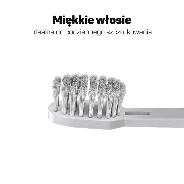 TESLA Home&Premium Soft White 2 szt - końcówki wymienne do szczoteczek soniczno-jonowych, białe - obrazek 4