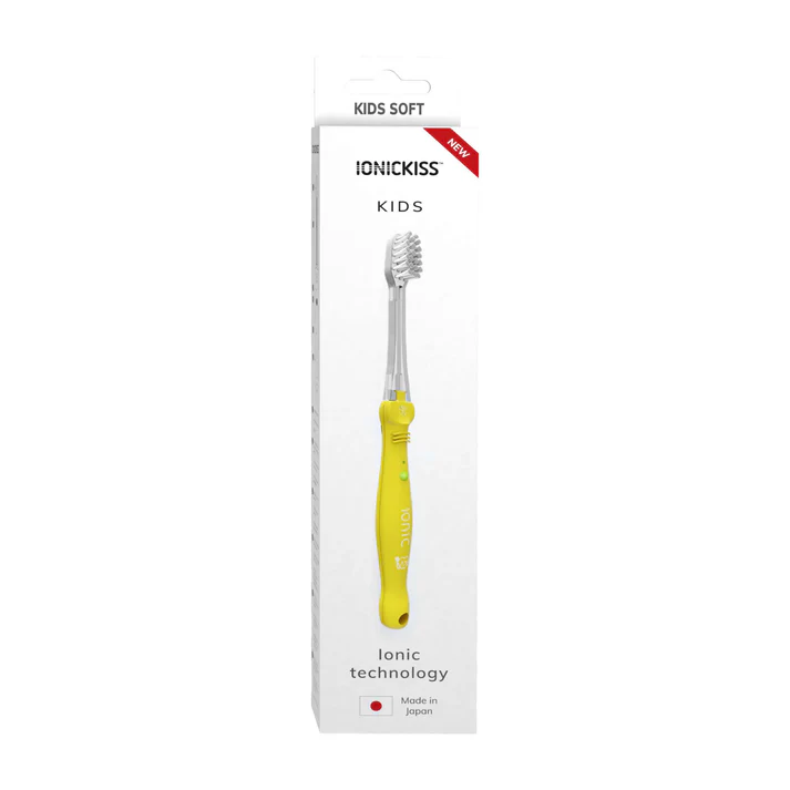 Ionickiss Kids Yellow - szczoteczka jonowa manualna dla dzieci, żółta - obrazek 4