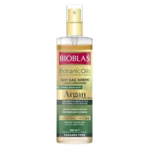 BIOBLAS Botanic Oils Argan Spray 200 ml - odżywka regenerująca w arerozolu bez spłukiwania