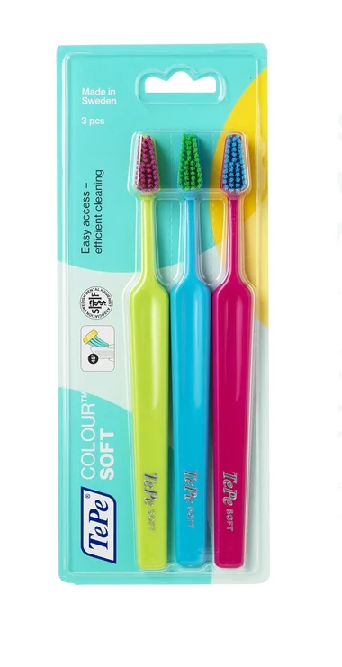 TePe Select Colour Soft – zestaw miękkich szczoteczek do zębów 3 szt. - obrazek 2