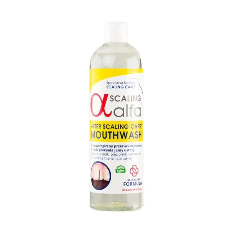 ALFA Scaling 200 ml- płyn do płukania jamy ustnej na stany zapalne i podrażnienia jamy ustnej