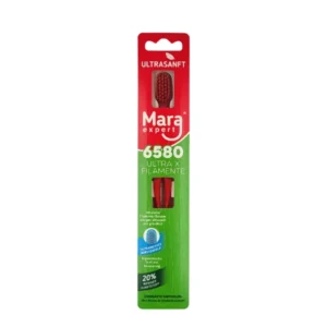 Mara Expert Ultra X 6580 - ultra gęsta szczoteczka do mycia zębów, czerwona