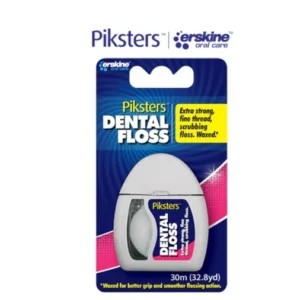 Piksters Dental Floss 30 m – woskowana, wytrzymała nić dentystyczna