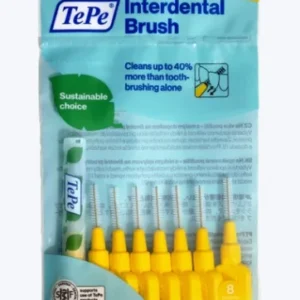 TePe Original Szczoteczki Międzyzębowe z Bioplastiku 0,7 mm Żółte – 8 szt.