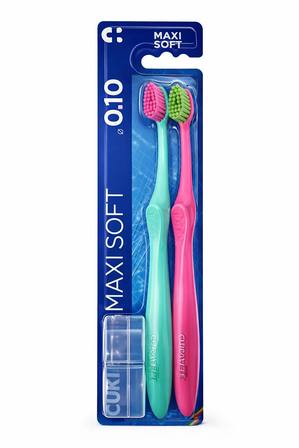 CURASEPT 0.10 MAXI SOFT 2szt. - szczoteczki do zębów z bardzo miękkim włosiem - obrazek 3