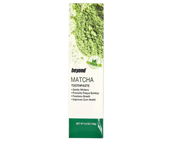 BEYOND MATCHA 130 g - wybielająco- antybakteryjna pasta do mycia zębów z Matcha