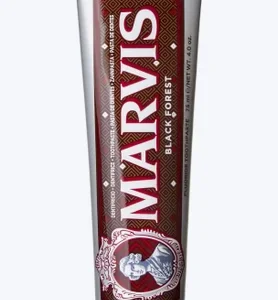 MARVIS Black Forest, 75ml - pasta do mycia zębów o smaku mięty z nutą wiśni i czekolady