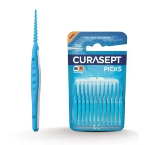 Curasept Picks Medium – silikonowe wykałaczki międzyzębowe 36 szt.