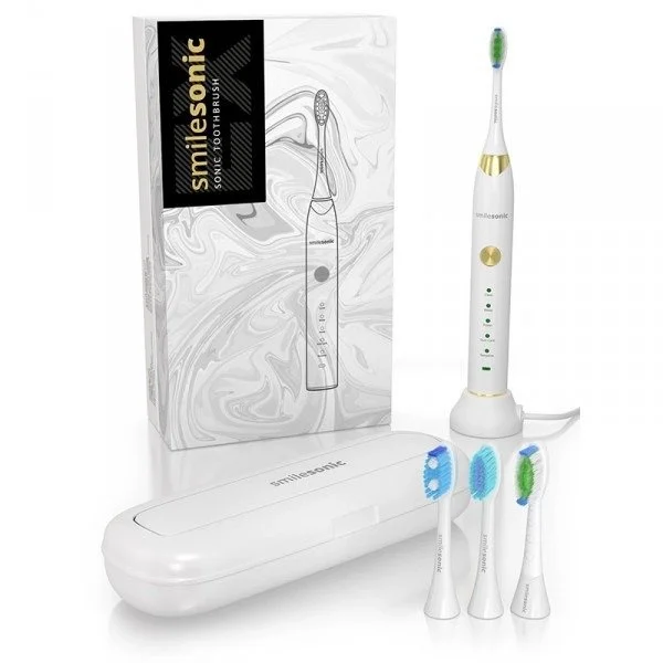 Smilesonic EX White szczoteczka soniczna w kolorze białym