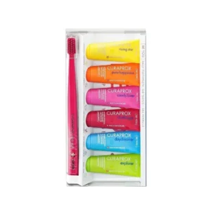 Curaprox BE YOU SET zestaw wybielających pasta do zębów + szczoteczka do zębów 5460