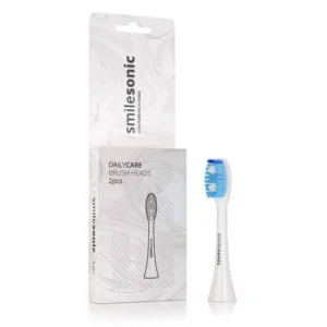 Smilesonic DailyWhite 2 szt - standardowe końcówki do mycia zębów, białe