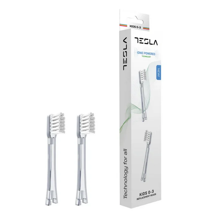 Ionickiss/TESLA IONPA Soft Kids 2 szt - miękkie końcówki do mycia zębów dla dzieci 0-3