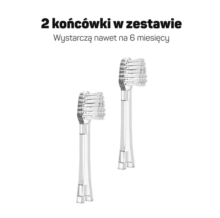Ionickiss/TESLA Travel Soft 2 szt - końcówki wymienne do szczoteczek soniczno-jonowych TESLA TRAVEL - obrazek 5