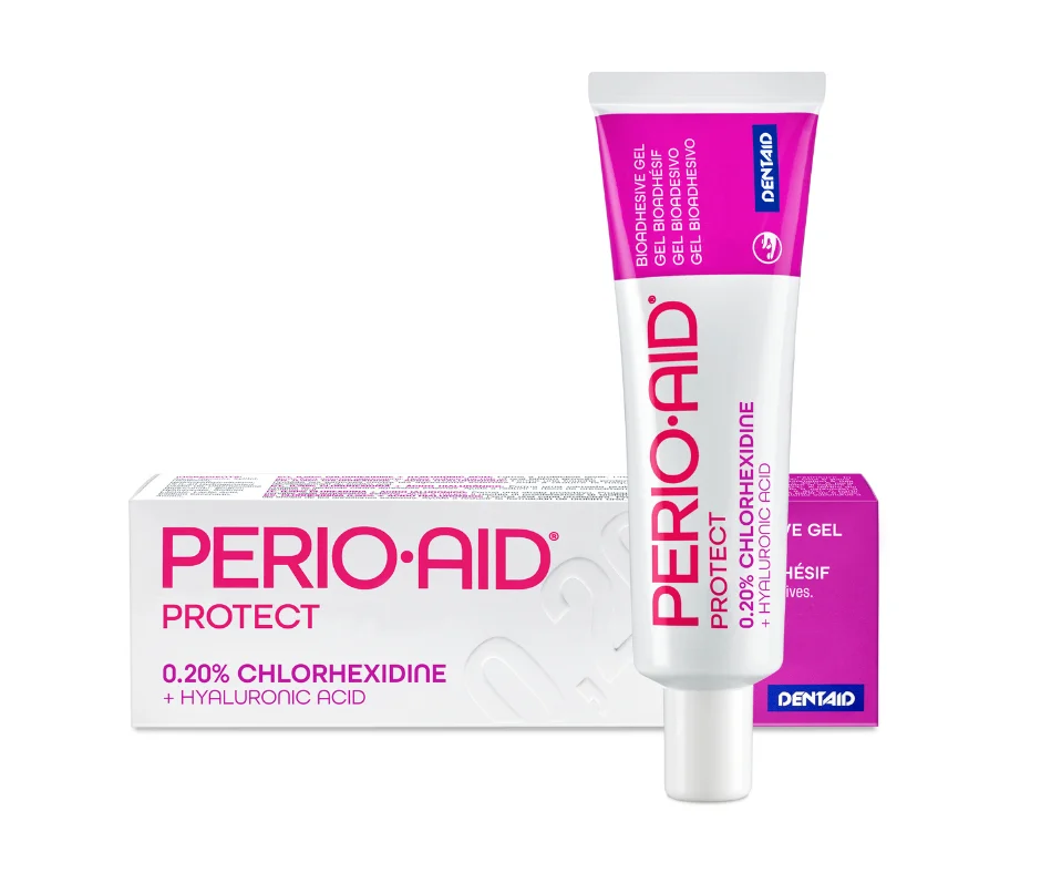 Perio-Aid Protect żel bioadhezyjny z chlorheksydyną i kwasem hialuronowym - pielęgnacja dziąseł 30ml