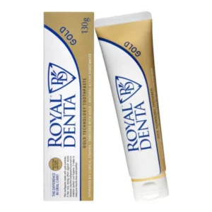 ROYAL DENTA Gold 130g - ochronna pasta do mycia zębów z czystym złotem wzmacniająca dziąsła