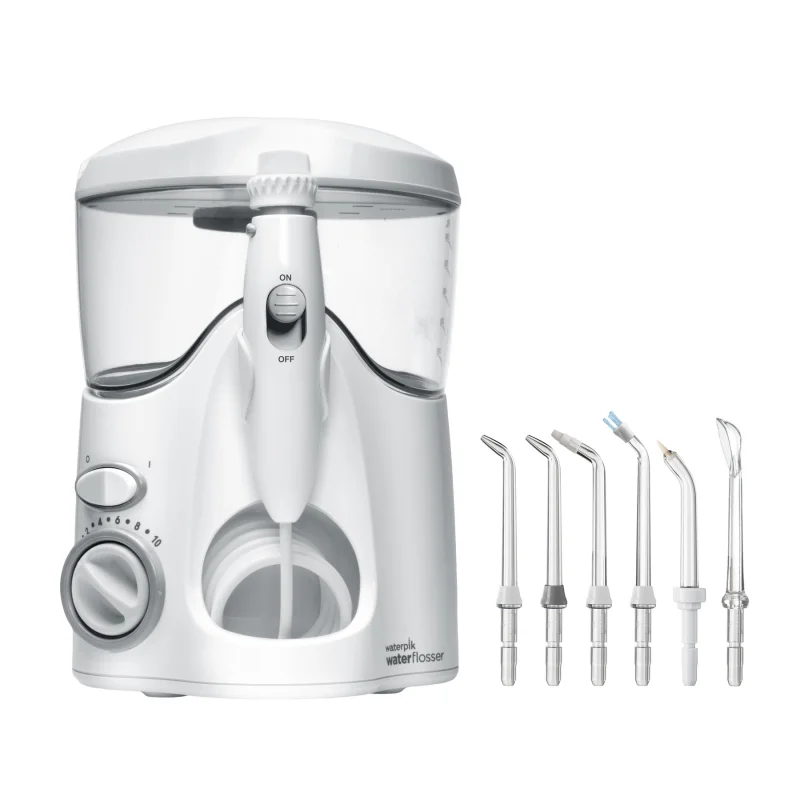 Waterpik WF-100EU Ultra + 6 końcówek - irygator dentystyczny stacjonarny BIAŁY - obrazek 3