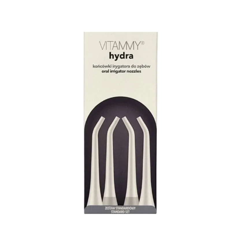 VITAMMY HYDRA TIPS White - końcówki do irygatora dentystycznego, 4 szt białe
