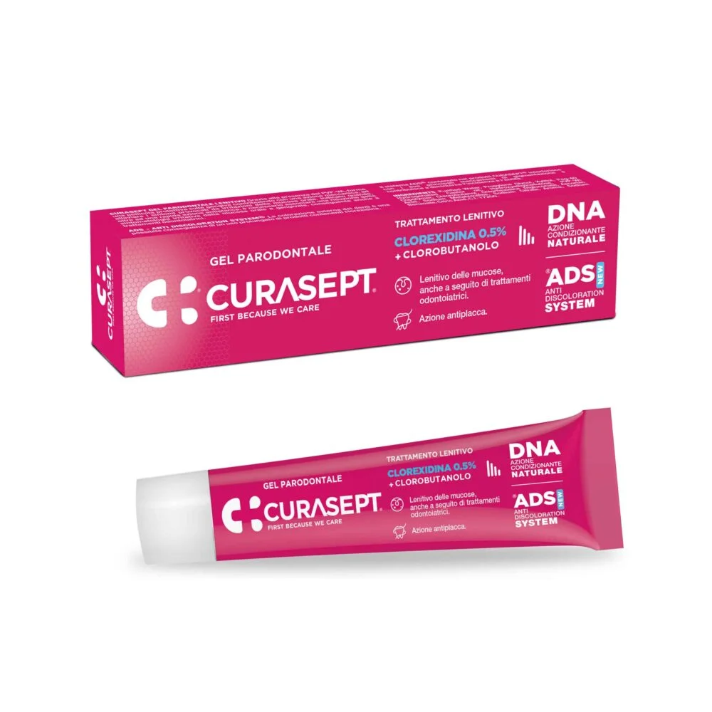 Curasept ADS DNA Relief Pro Gel 30 ml - łagodzący stany zapalne dziąseł oraz ból żel do stosowania na błony śluzowe jamy ustnej