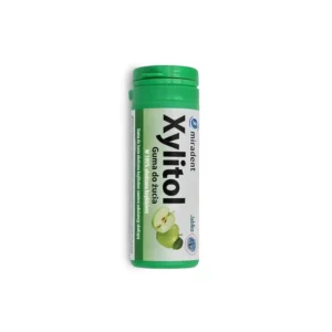 Miradent Xylitol Kids – guma z ksylitolem dla dzieci, zielone jabłko, 30 szt.