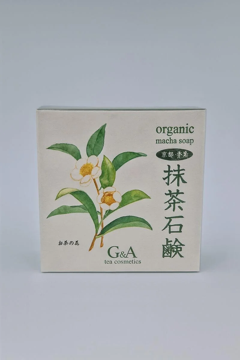 G&A Tea Cosmetics Macha Soap - peelingujące mydełko do pielęgnacji skóry twarzy, 100 g - obrazek 2