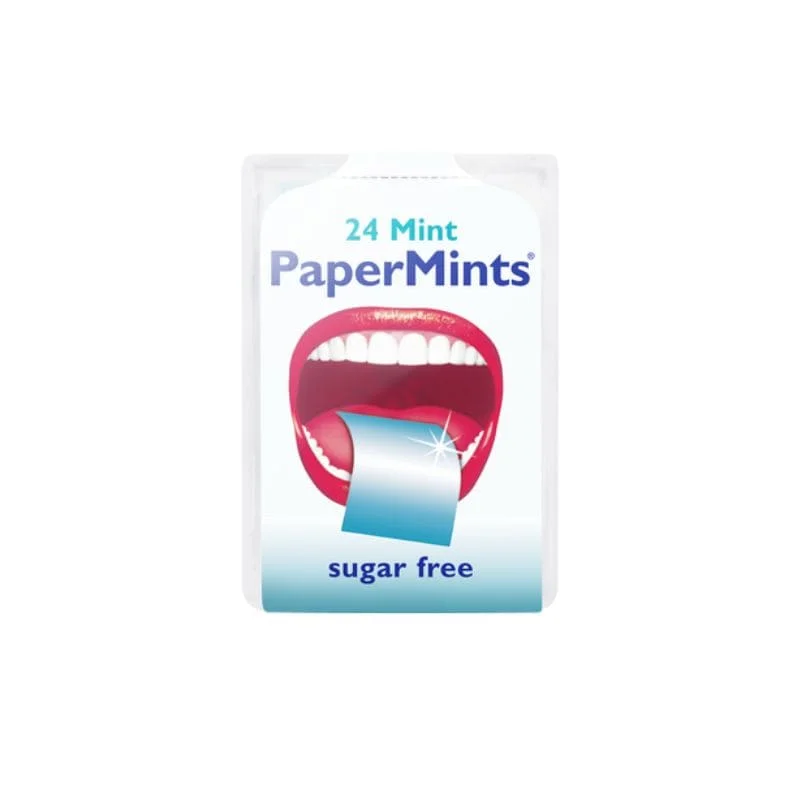 PaperMints 24 Strips - natychmiastowe odświeżające miętowe listki do ust