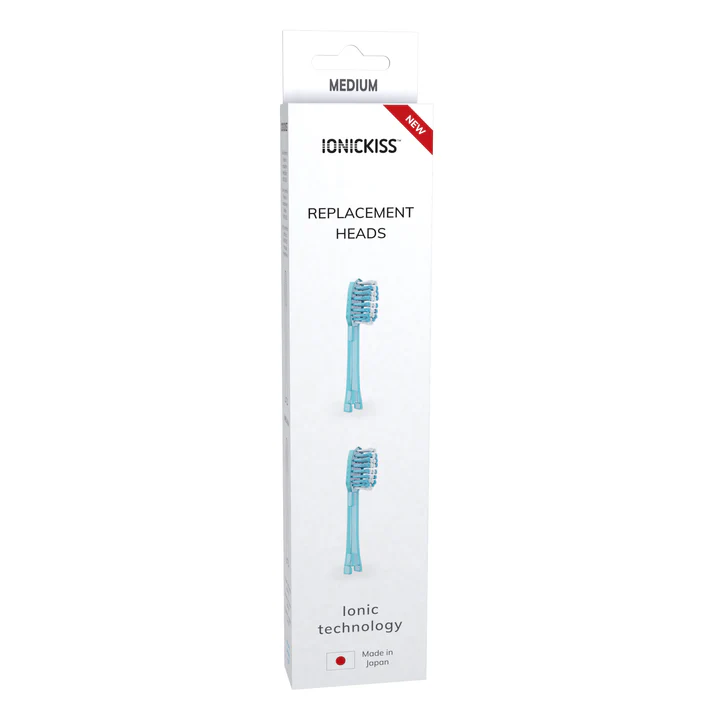 Ionickiss (TESLA) IONPA Medium Blue 2 szt - końcówki wymienne do szczoteczek soniczno-jonowych