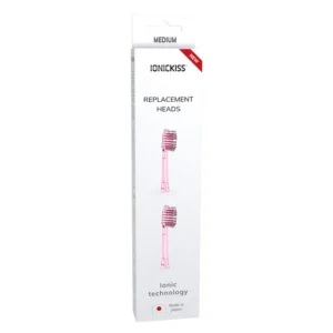 Ionickiss IONPA Medium Pink 2 szt - końcówki wymienne do szczoteczek soniczno-jonowych średnie
