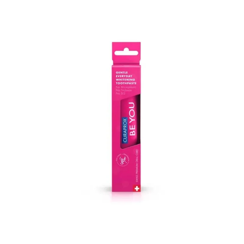 Curaprox BE YOU Challenger 60 ml- wybielająca pasta do zębów, gin z tonikiem i persymona, czerwona - obrazek 2