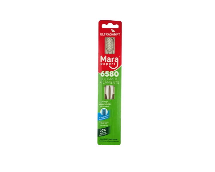 Mara Expert Ultra X 6580 - ultra gęsta szczoteczka do mycia zębów, biała