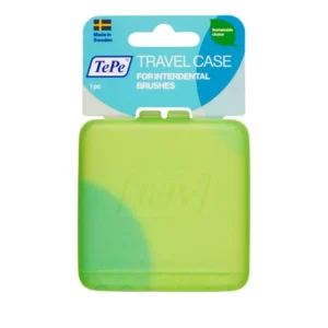 TePe Travel Case GREEN - etui do przechowywania szczoteczek międzyzębowych TePe Orginal/Extra Soft, zielone