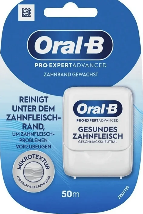 Oral-B, Pro-Expert Advanced, nić do zębów o neutralnym smaku, 50m