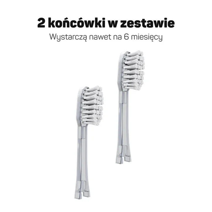 TESLA IONPA Soft Clear 2 szt - końcówki wymienne do szczoteczek soniczno-jonowych - obrazek 4