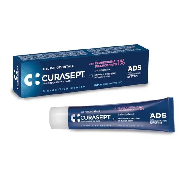 Curasept ADS 1% Perio 30 ml - żel perodontologiczny do intensywnego leczenia dziąseł i kieszeni przydziąsłowych