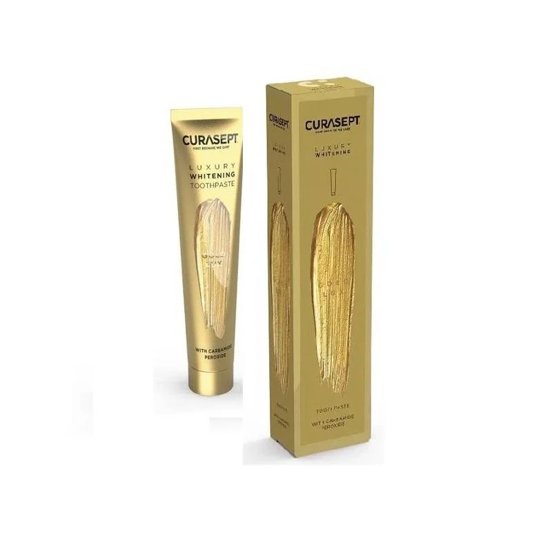 CURASEPT Luxury GOLD wybielająca pasta do mycia zębów, 75 ml