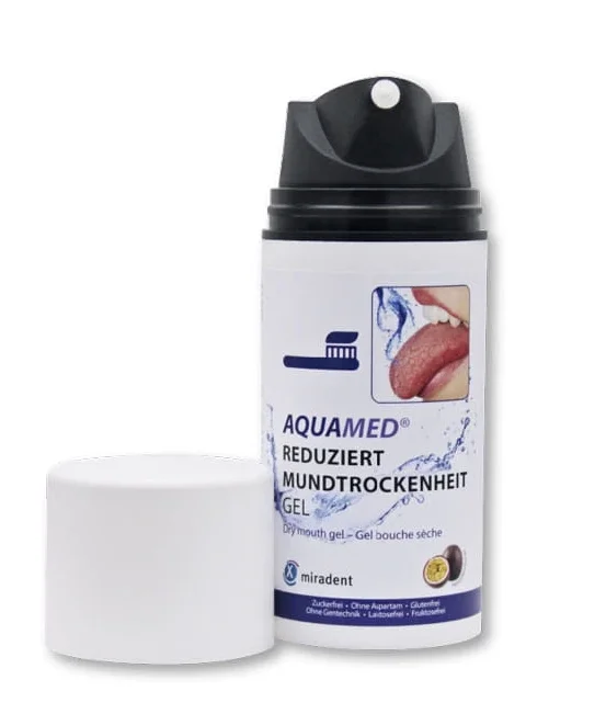 MIRADENT AQUAMED pasta w żelu na suchość jamy ustnej, 100ml
