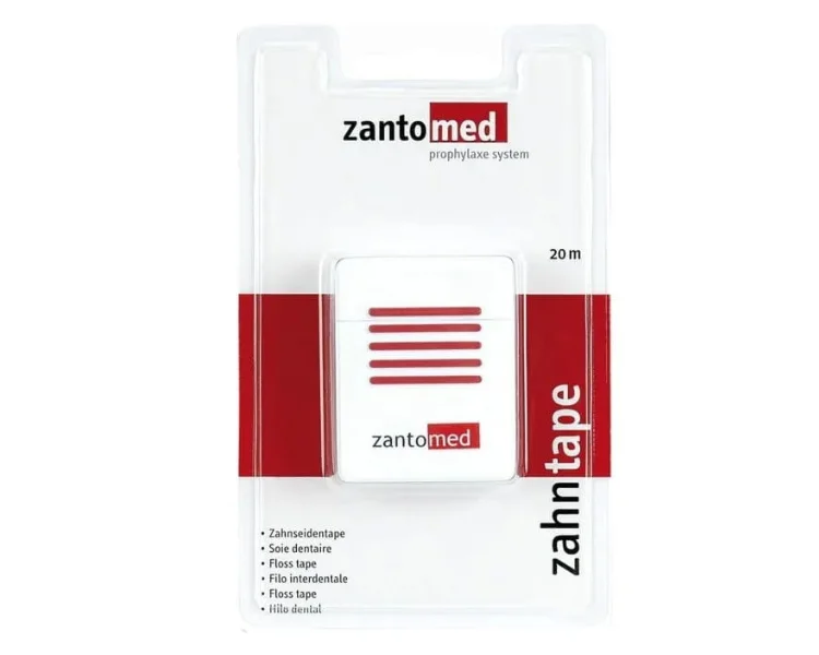 Zahntape 20 m - antybakteryjna niewoskowna nić dentystyczna z chlorheksydyną 0,3%