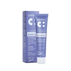 Curasept Daycare Protection Booster Junior 50 ml - pasta do mycia zębów dla dzieci, smak gumy balonowej